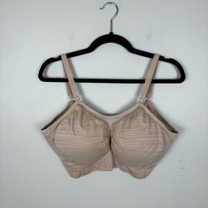 Kindred Bravely Sublime Hands Free Pumping Nursing Bra XXL Beige Adjustable